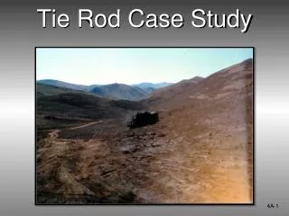 Tie Rod Case Study