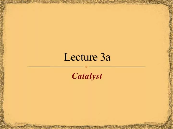 lecture 3a