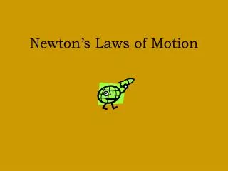newton s laws of motion