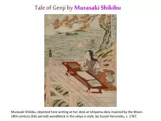 Tale of Genji by Murasaki Shikibu
