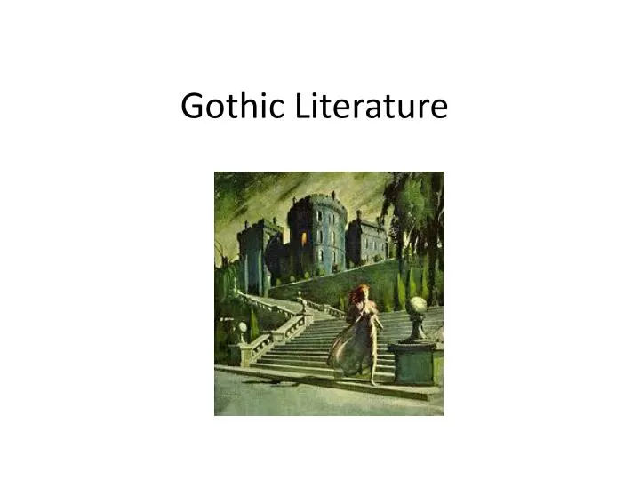 gothic literature