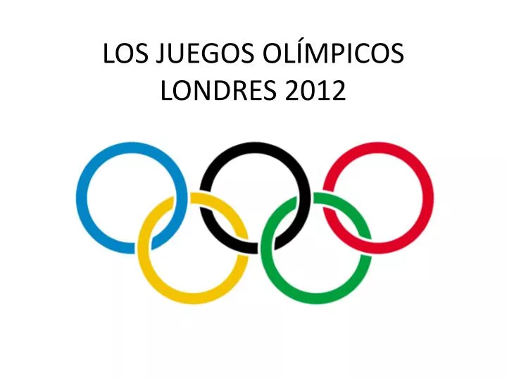 los juegos ol mpicos londres 2012