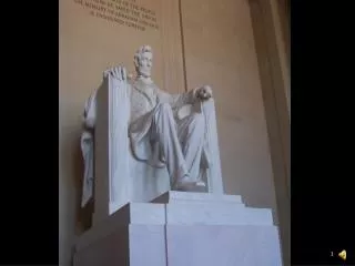 Lincoln Memorial in Washington, D. C.
