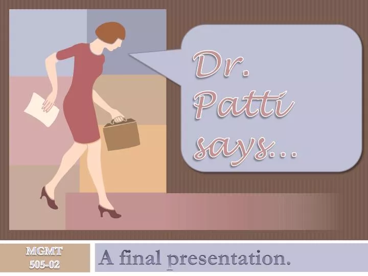 dr patti says