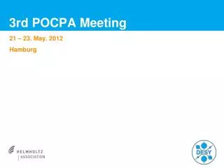 3rd POCPA Meeting