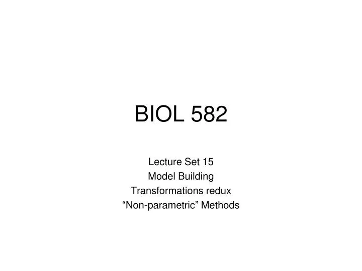 biol 582