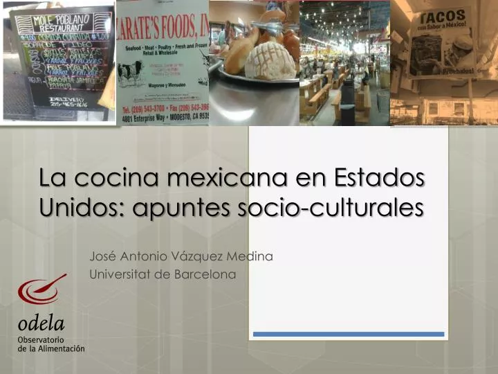 l a cocina mexicana en estados unidos apuntes socio culturales