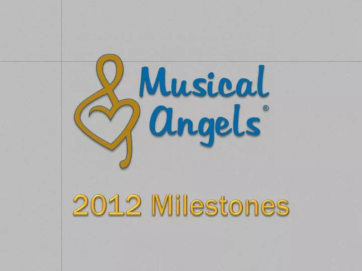 2012 milestones