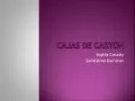 Cajas de Cartón - slide 1