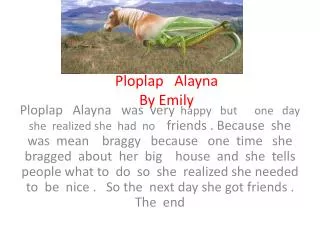 Ploplap Alayna By Emily