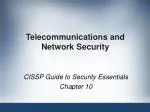 Telecommunications and Network Security - slide 1