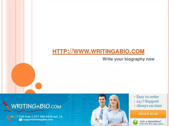 http www writingabio com