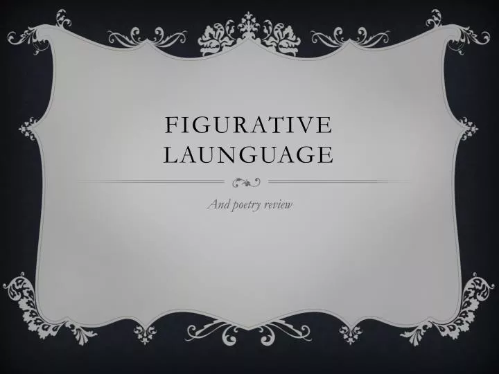 figurative launguage