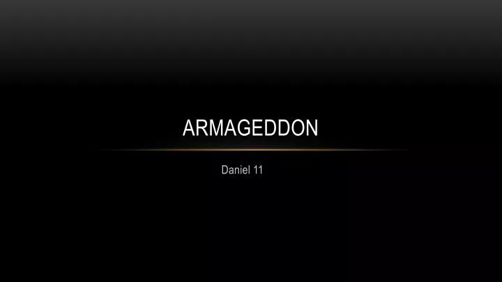 armageddon