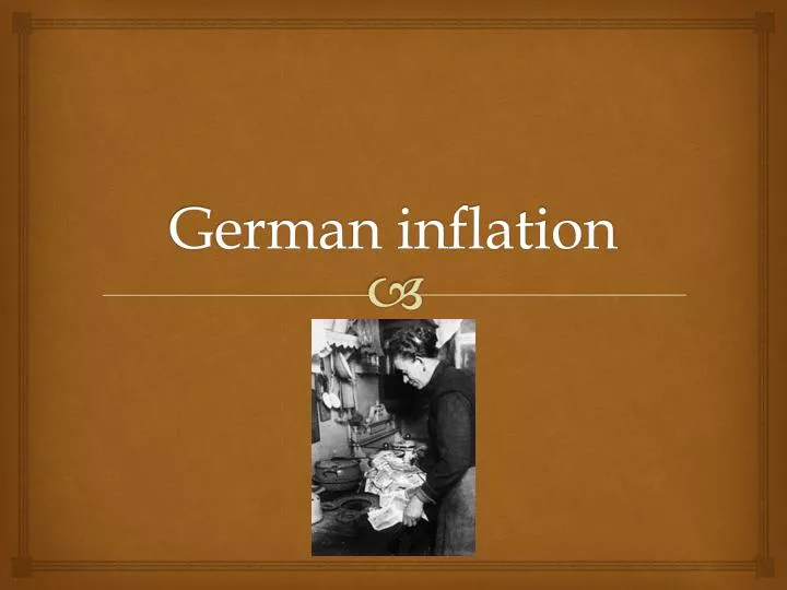 german inflation
