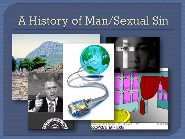 a history of man sexual sin