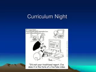 Curriculum Night