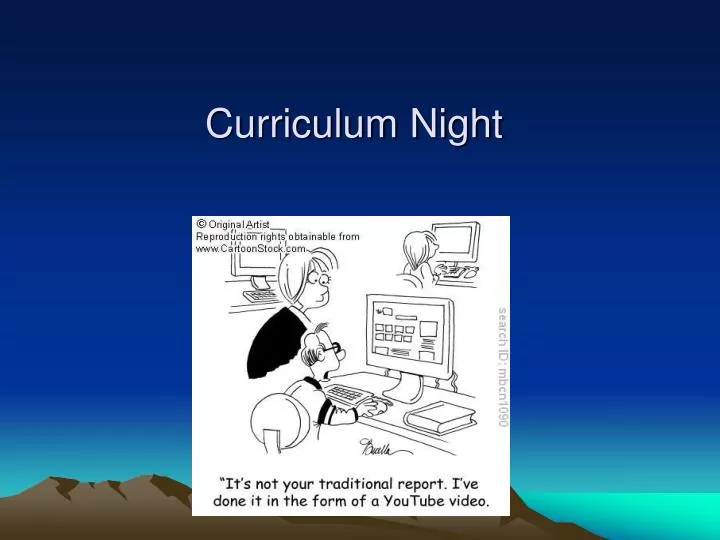 curriculum night