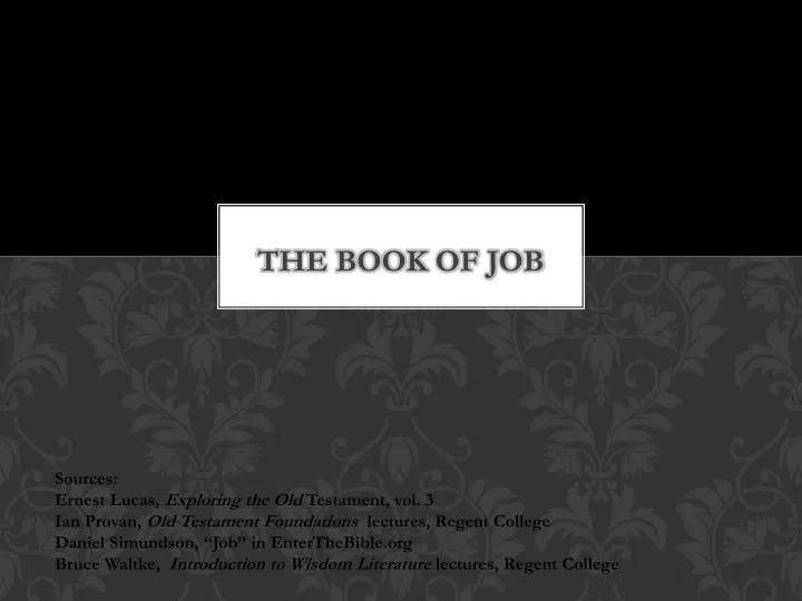 the book of job