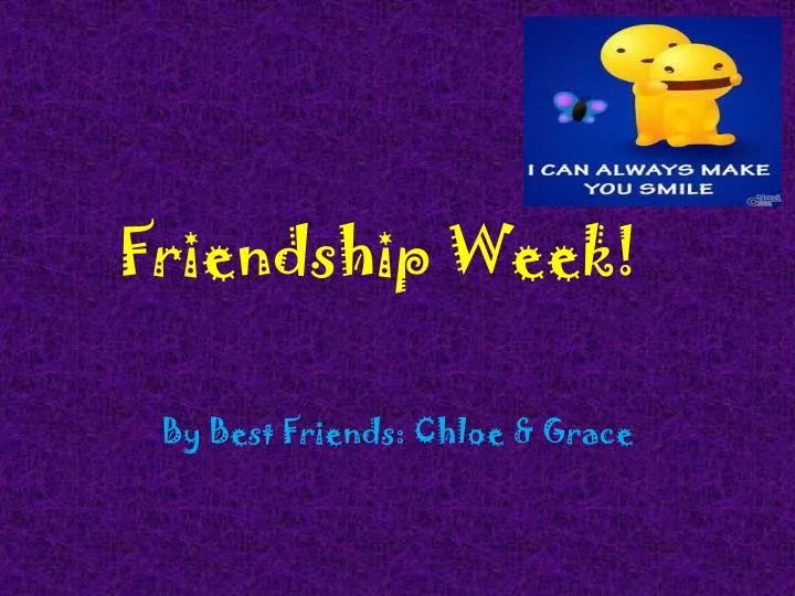 friendship week