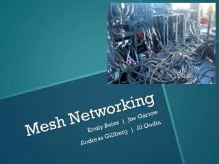 Mesh Networking