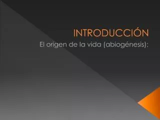 introducci n