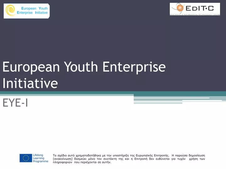 european youth enterprise initiative