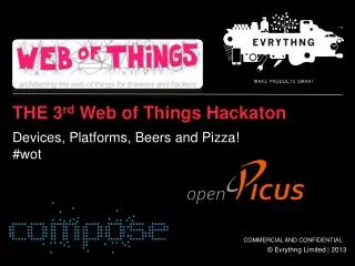 THE 3 rd Web of Things Hackaton