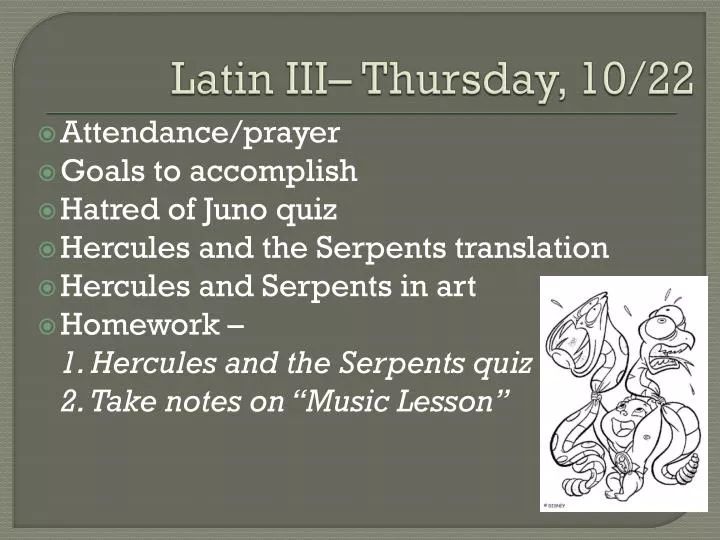 latin iii thursday 10 22