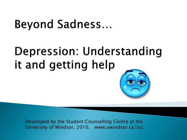 beyond sadness depression understanding it and getting help