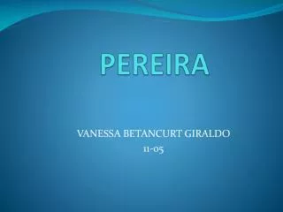 pereira