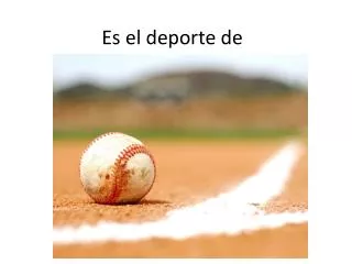 Es el deporte de