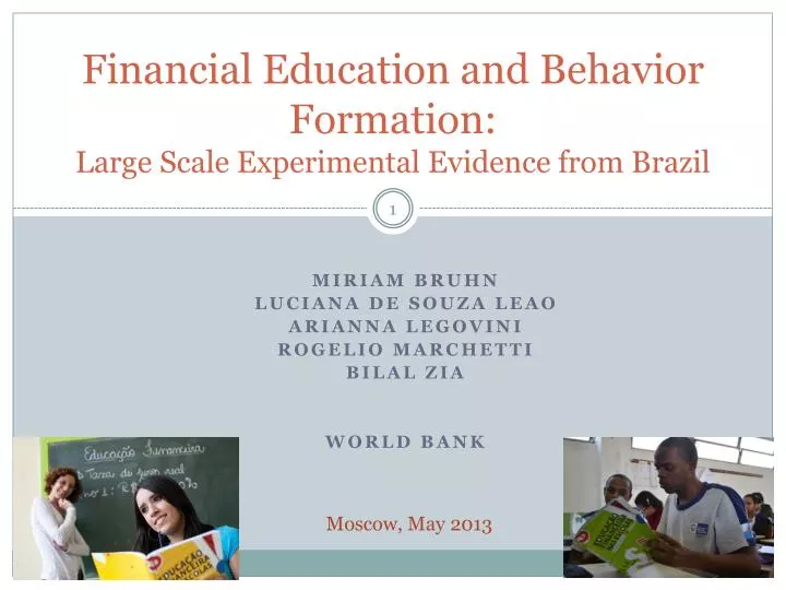 financial education and behavior formation large scale experimental evidence from brazil