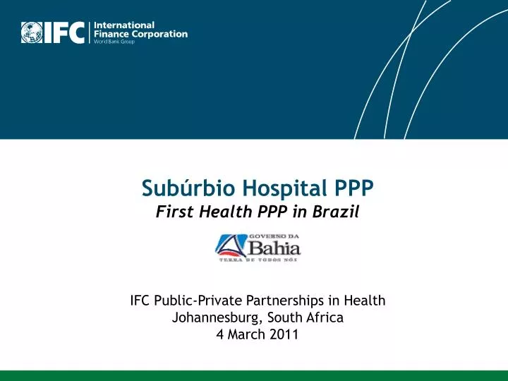 sub rbio hospital ppp first health ppp in brazil