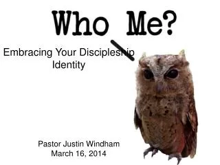 Embracing Your Discipleship Identity