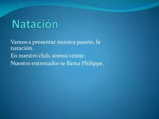 nataci n