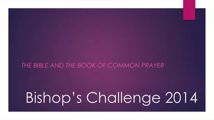 bishop s challenge 2014