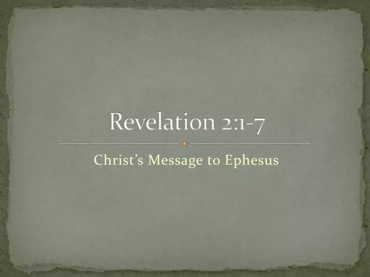revelation 2 1 7