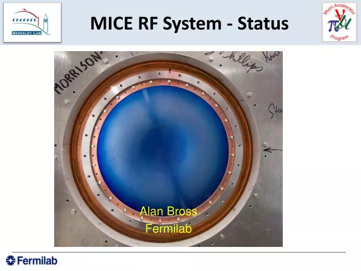 mice rf system status