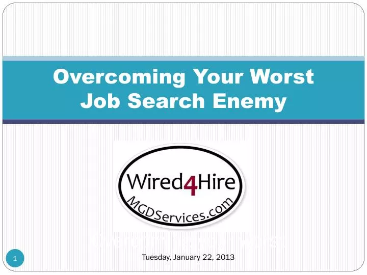 o vercoming your worst job search enemy