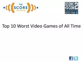 Top 10 Worst Video Games of All Time