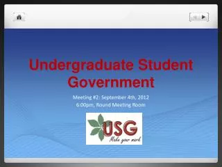 Undergraduate Student Government