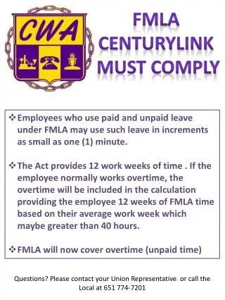 Fm la centurylink must comply