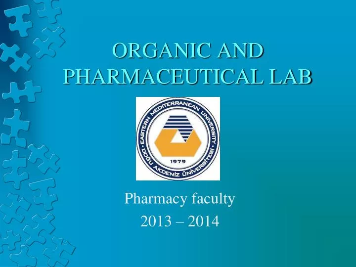 organic and pharmaceutical lab