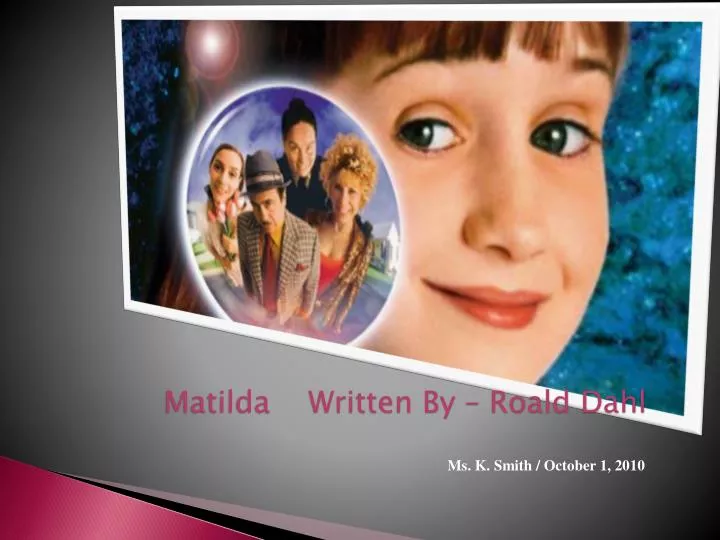 matilda written by roald dahl