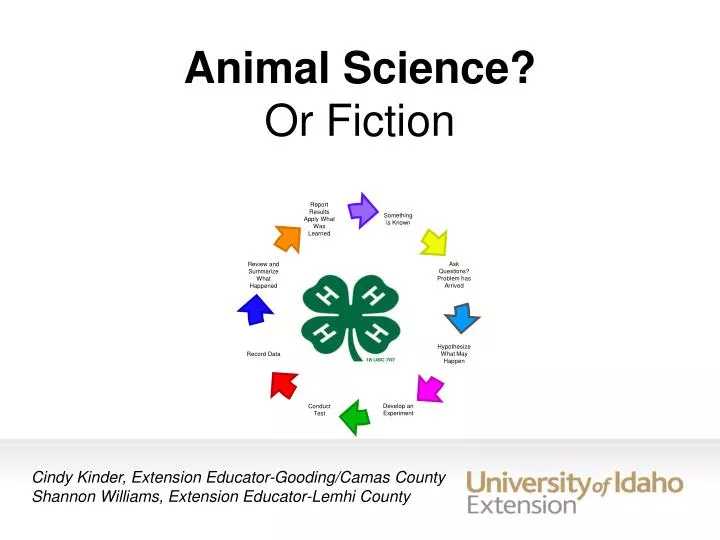 animal science or fiction