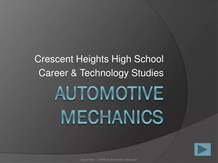 crescent heights high school career technology studies