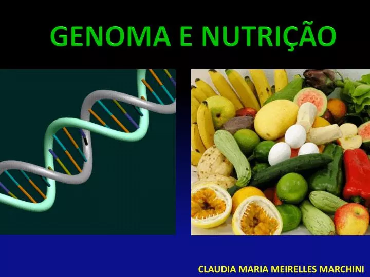 genoma e nutri o