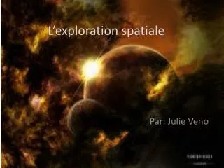 l exploration spatiale