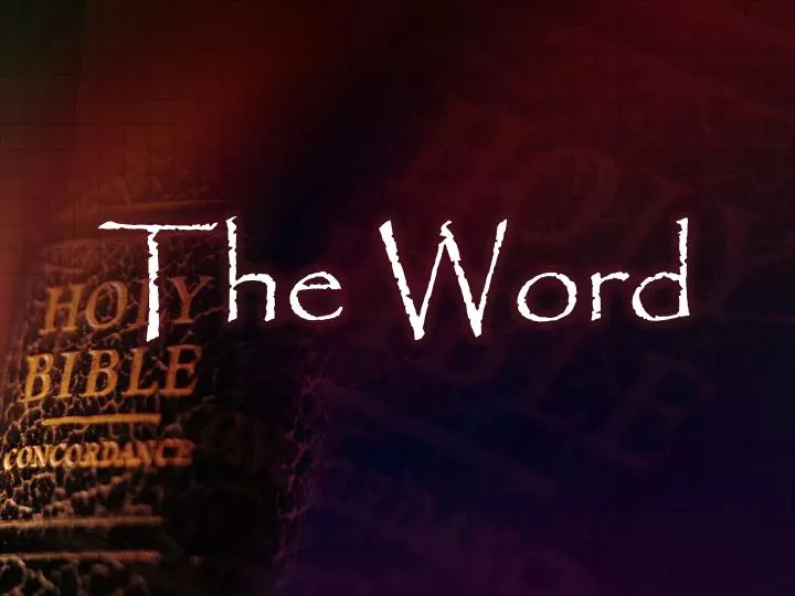 the word